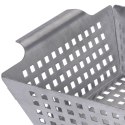 Koszyk do grillowania smażenia pieczenia stalowy perforowany 25x21cm VAGGAN 110511