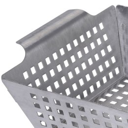 Koszyk do grillowania smażenia pieczenia stalowy perforowany 25x21cm VAGGAN 110511