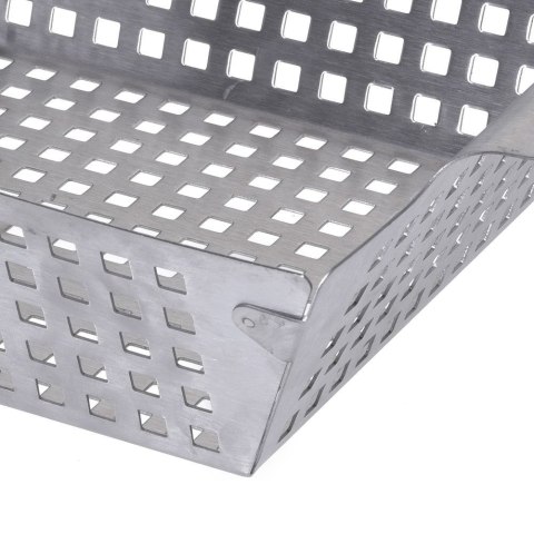 Koszyk do grillowania smażenia pieczenia stalowy perforowany 25x21cm VAGGAN 110511