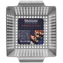 Koszyk do grillowania smażenia pieczenia stalowy perforowany 25x21cm VAGGAN 110511