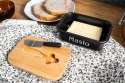 Maselniczka stalowa z nożem do masła czarna BUTTER BRUNBESTE BB-2761-B