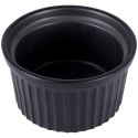 Miseczka do zapiekania kokilka do piekarnika ceramiczna czarna mała 9.5cm 190ml VILDE 139335