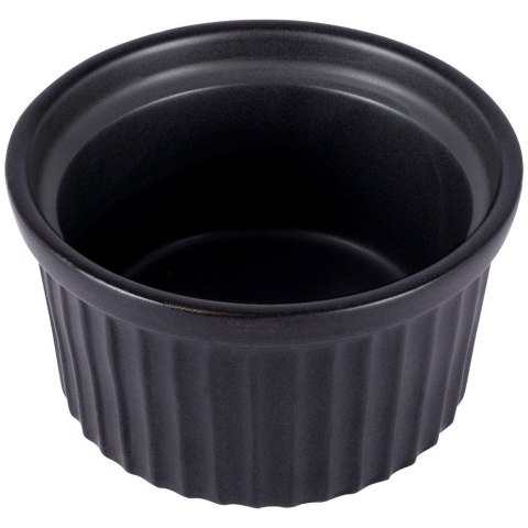 Miseczka do zapiekania kokilka do piekarnika ceramiczna czarna mała 9.5cm 190ml VILDE 139335