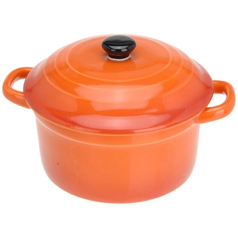 Miseczka do zapiekania porcelanowa z pokrywką 300ml EXCELLENT HOUSEWARE 259043