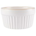 Miseczki do zapiekania kokilki porcelanowe do sosów piekarnika biała 9cm 170ml 2-ele EXCELLENT HOUSEWARE 259231