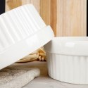 Miseczki kokilki ceramiczne do zapiekania piekarnika białe małe 9.5cm 170ml 2-ele EXCELLENT HOUSEWARE 111521