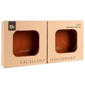Miseczki kokilki kamionkowe do zapiekania do sosów dipów 15.5cm 450ml 2-ele EXCELLENT HOUSEWARE 259162