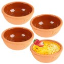 Miseczki kokilki kamionkowe do zapiekania do sosów dipów małe 10.5cm 150ml 4-ele EXCELLENT HOUSEWARE 259163