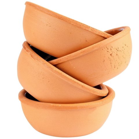 Miseczki kokilki kamionkowe do zapiekania do sosów dipów małe 10.5cm 150ml 4-ele EXCELLENT HOUSEWARE 259163