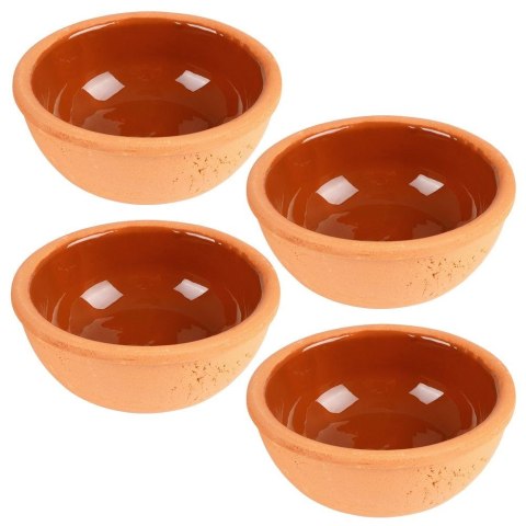 Miseczki kokilki kamionkowe do zapiekania do sosów dipów małe 10.5cm 150ml 4-ele EXCELLENT HOUSEWARE 259163