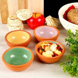 Miseczki kokilki kamionkowe do zapiekania do sosów dipów żaroodporne małe 10.5cm 140ml 4-ele EXCELLENT HOUSEWARE 259195