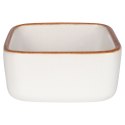 Naczynie żaroodporne ceramiczne białe kwadratowe małe 7.5x7.5x3.5cm 85ml VILDE 279903