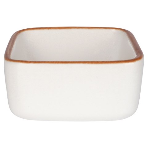 Naczynie żaroodporne ceramiczne białe kwadratowe małe 7.5x7.5x3.5cm 85ml VILDE 279903