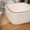 Naczynie żaroodporne ceramiczne białe kwadratowe małe 7.5x7.5x3.5cm 85ml VILDE 279903