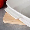 Naczynie żaroodporne ceramiczne białe prostokątne duże 30x18.5x6cm ALPINA 259329
