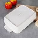 Naczynie żaroodporne ceramiczne białe prostokątne duże 30x18.5x6cm ALPINA 259329