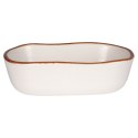 Naczynie żaroodporne ceramiczne białe prostokątne małe 10.5x6.5x3cm 75ml VILDE 279904