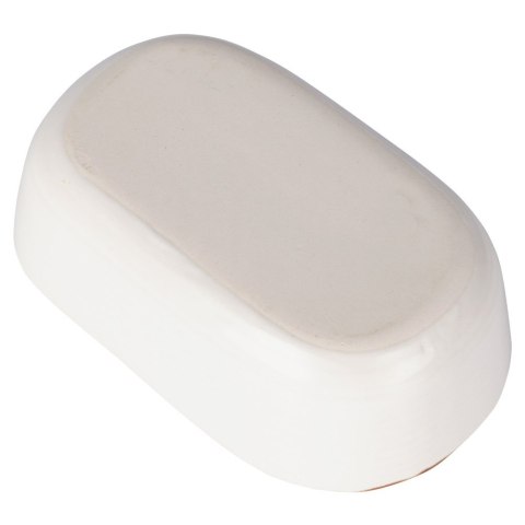 Naczynie żaroodporne ceramiczne białe prostokątne małe 10.5x6.5x3cm 75ml VILDE 279904