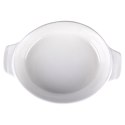 Naczynie żaroodporne ceramiczne okrągłe białe małe 19x13.5x5cm 440ml ALPINA 259268