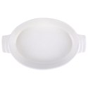 Naczynie żaroodporne do pieczenia ceramiczne białe owalne 31.5x19.5x6cm ALPINA 259299