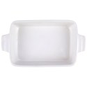 Naczynie żaroodporne do pieczenia ceramiczne białe prostokątne 25x15x5.5cm ALPINA 259330