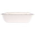 Naczynie żaroodporne do pieczenia porcelanowe białe 20.5x17x5.4cm 800ml HIT 259207