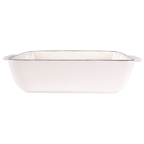Naczynie żaroodporne do pieczenia porcelanowe białe 20.5x17x5.4cm 800ml HIT 259207