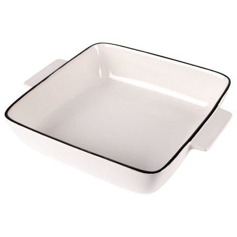 Naczynie żaroodporne do pieczenia porcelanowe białe 20.5x17x5.4cm 800ml HIT 259207