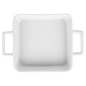 Naczynie żaroodporne porcelanowe białe kwadratowe 20x14x14cm 450ml HIT 121668