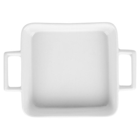 Naczynie żaroodporne porcelanowe białe kwadratowe 20x14x14cm 450ml HIT 121668