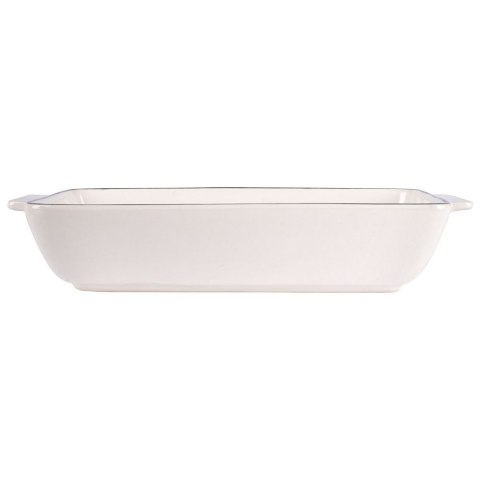 Naczynie żaroodporne porcelanowe białe prostokątne 24x12x4.5cm 550ml HIT 259208