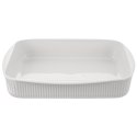 Naczynie żaroodporne porcelanowe białe prostokątne 30.5x24.5x5.5cm 2.2L ORION 129809