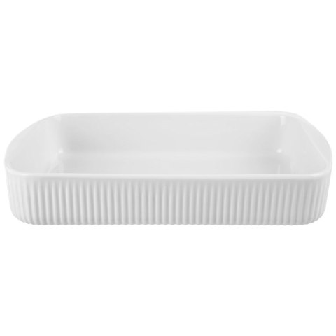 Naczynie żaroodporne prostokątne porcelanowe białe 32.5x20cm 2.3L ORION 129818