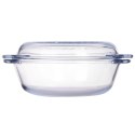 Naczynie żaroodporne z pokrywką szklane do piekarnika 27x23x11cm 2.4L TERMOLEX 123716