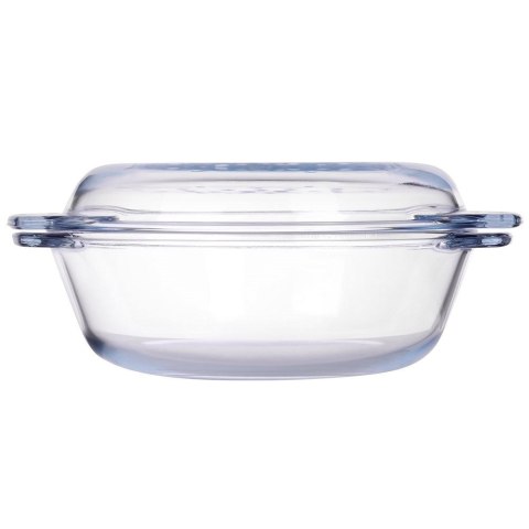 Naczynie żaroodporne z pokrywką szklane do piekarnika 27x23x11cm 2.4L TERMOLEX 123716