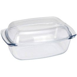 Naczynie żaroodporne z pokrywką szklane do piekarnika duże 32x21x15cm 5.1L TERMOLEX 123719