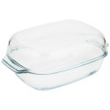 Naczynie żaroodporne z pokrywką szklane do piekarnika duże ARIZONA 34.5x22.5x15cm 5.7L NAVA 10-143-108