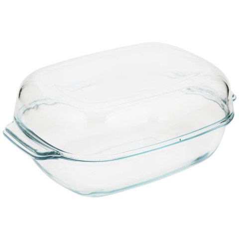 Naczynie żaroodporne z pokrywką szklane do piekarnika duże ARIZONA 34.5x22.5x15cm 5.7L NAVA 10-143-108