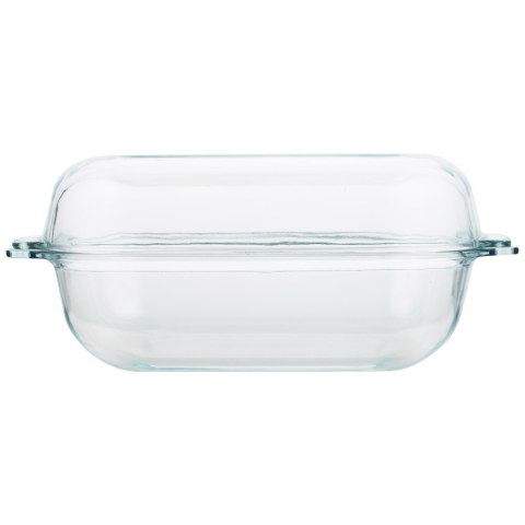 Naczynie żaroodporne z pokrywką szklane do piekarnika duże ARIZONA 34.5x22.5x15cm 5.7L NAVA 10-143-108