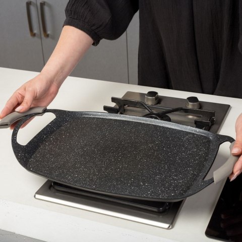 Płyta do grillowania pieczenia smażenia granitowa FUNTZIO 48x29cm NAVA 10-144-004