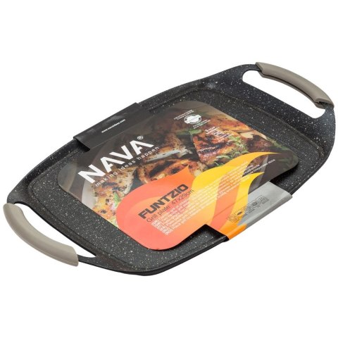 Płyta do grillowania pieczenia smażenia granitowa FUNTZIO 48x29cm NAVA 10-144-004