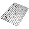 Płyta do grillowania smażenia stalowa perforowana 46x30cm BBQ 123711