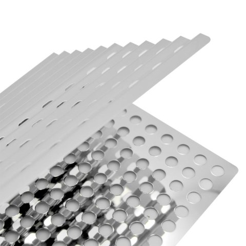 Płyta do grillowania smażenia stalowa perforowana 46x30cm BBQ 123711