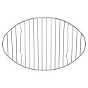 Ruszt do brytfanny okrągły stalowy 32.5x21cm ORION 111187