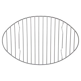 Ruszt do brytfanny okrągły stalowy 32.5x21cm ORION 111187