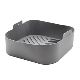 Wkład silikonowy do frytkownicy AIR FRYER kwadratowy szary forma 17CM BRUNBESTE BB-3375