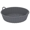 Wkład silikonowy do frytkownicy AIR FRYER okrągły szary forma 20.5CM BRUNBESTE BB-3373