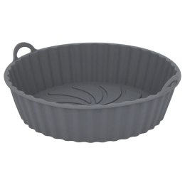 Wkład silikonowy do frytkownicy AIR FRYER okrągły szary forma 20.5CM BRUNBESTE BB-3373