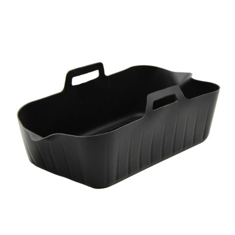 Wkład silikonowy do frytkownicy AIR FRYER prostokątny czarny forma BRUNBESTE BB-3759