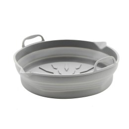 Wkład silikonowy do frytkownicy beztłuszczowej AIR FRYER okrągły szary składany BRUNBESTE BB-3755